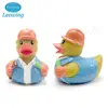 Funny Promotional Builder Architect Engineer Yellow Rubber Duck Bath Toy Gift Item