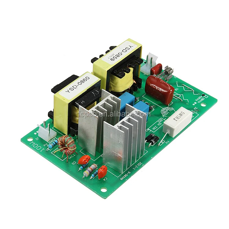 220v 100w Ultrasonic Generator Circuit Board Customized 50w 40khz Transducer Ultrasonic Cleaning 