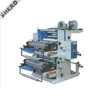 roll to roll narrow web 2 3 color flexographic printing machine