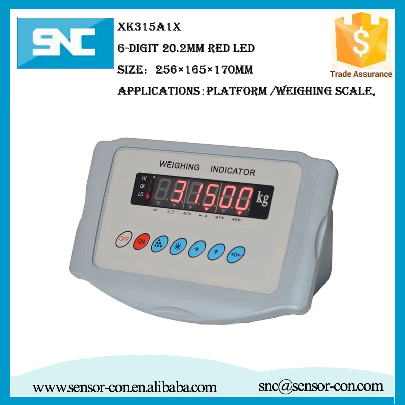RS232 4-20mA counting scale digital weight indicator with battery