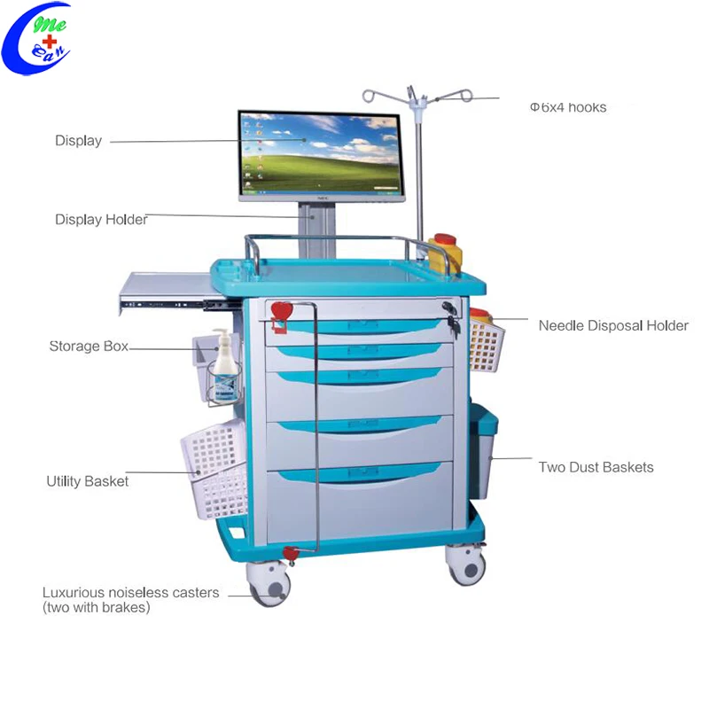 hospital emergency trolley