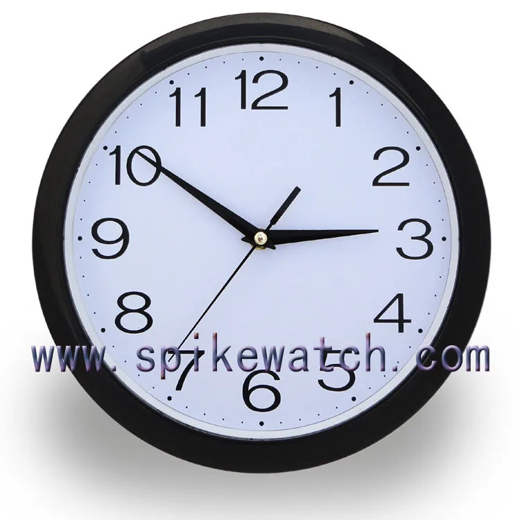 29cm Cheap Black Frame And White Clock Face Quartz Clock Insert Buy