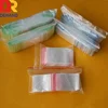 Transparent small color line ziplock reclosable bag/plastic packing zipper bag