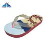 new design cheap good quality color design flash on thong girl flip flop slipper glow