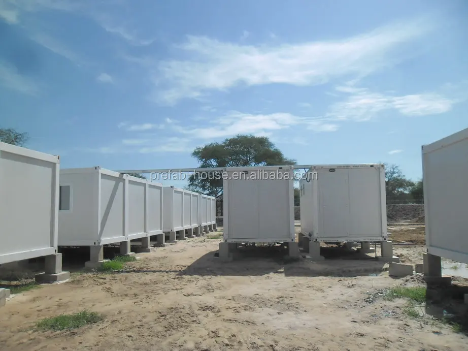 Lida Group cargo homes shipped to business used as booth, toilet, storage room-8