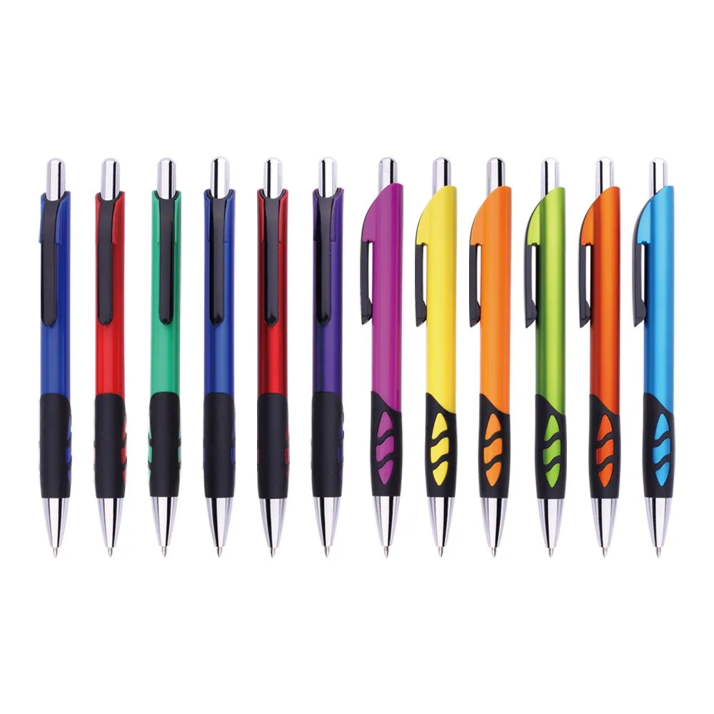 Custom design logo plastic Ballpoint Pen with full color printing