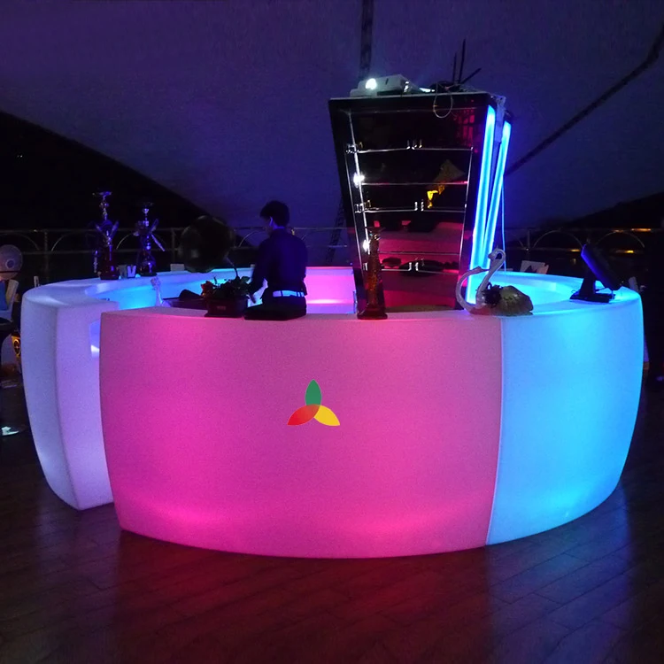 Led Illuminated Dj Table Glowing Modern Ktv Table For Sale Buy Modern