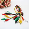 Small/Medium/Big Crocodile Clip Test Cable 50cm Colorful Alligator Clip Red/Black/Yellow/Green/White 10pcs/lot
