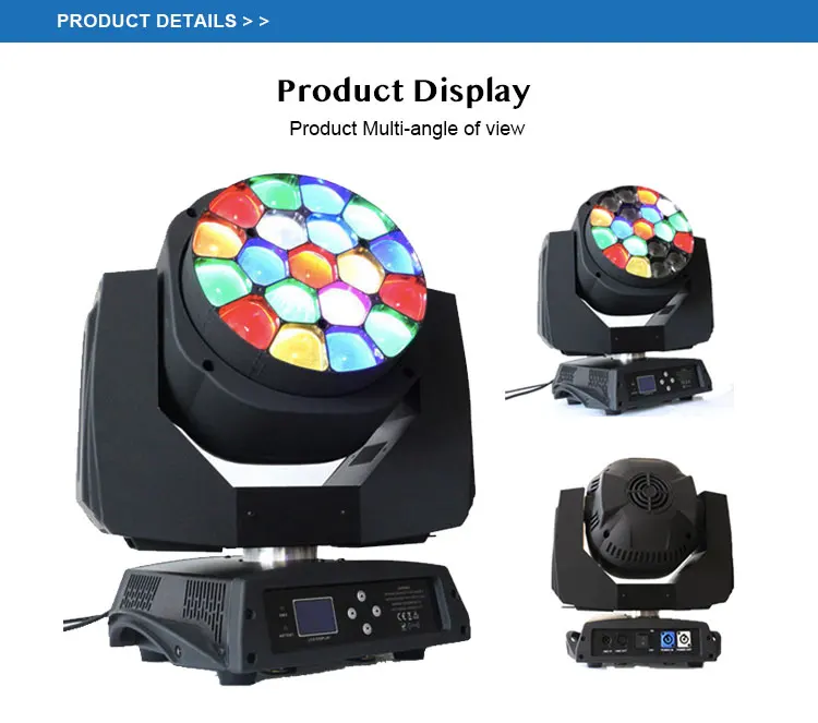 Wholesale Disco 19pcs 15w Rgbw Moving Head Bee Eye Moving Head Led ...