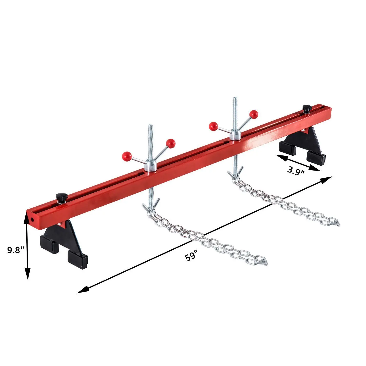 Wimmer 1100 Lbs 59 Engine Support Bar Dual Hook Transverse Lift Hook Cross Hoist Motor