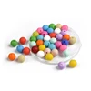new style colorful bracelet silicone custom logo beads