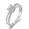 Fashionable Open Size Women Silver Ring Cheap Price Accept Small Quantity Order New Crystal Ring Classic Wedding Jewelry