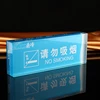Personalized customized crystal glass cube trophy medal engraving UV 3D color printing for hotel office