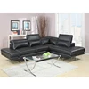 Wide varieties black leather 6 seater sofa deals big sectional couch