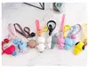 Hot Sales Cartoon Cute Kpop BTS BT21 Keychain With Bell Keyring Holder Chain SF452
