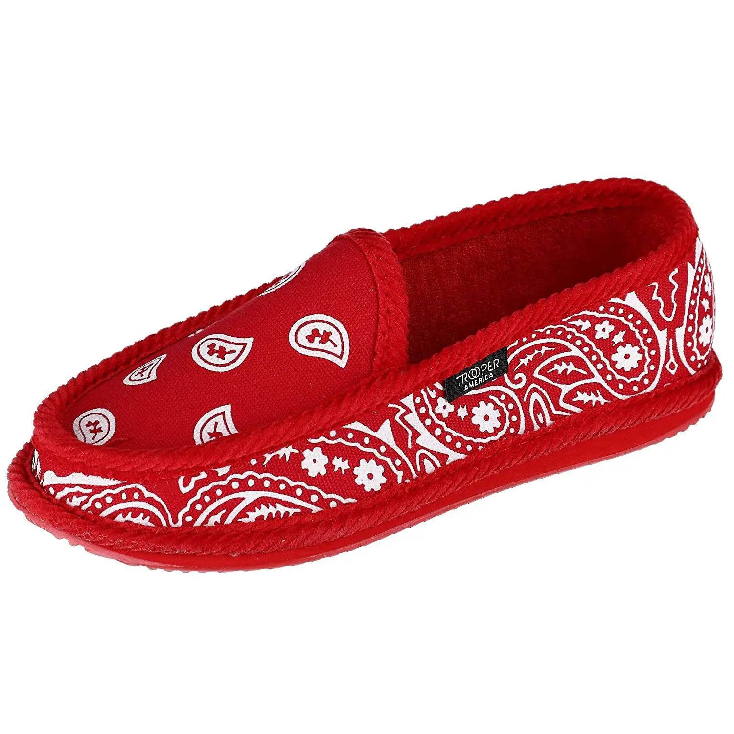 red bandana house slippers
