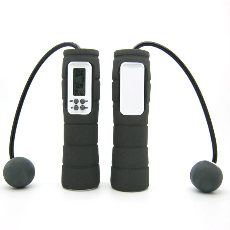 Jump Rope With Digital Electric Count Wireless Jump Rope Buy Metal