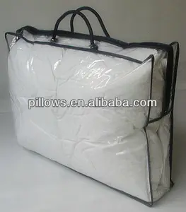Plastic Comforter Storage Bag With Nylon Zipper