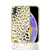 Leopard Print Premium Luxury Soft TPU Electroplating Edge Acrylic Phone Case Cover for iPhone 7 8 Plus X XS XR XS Max