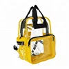 Large Heavy Duty Clear Transparent Travel School Stadium Approved Outdoor Activity Zipper Closure PVC Safe Anti Theft Backpack