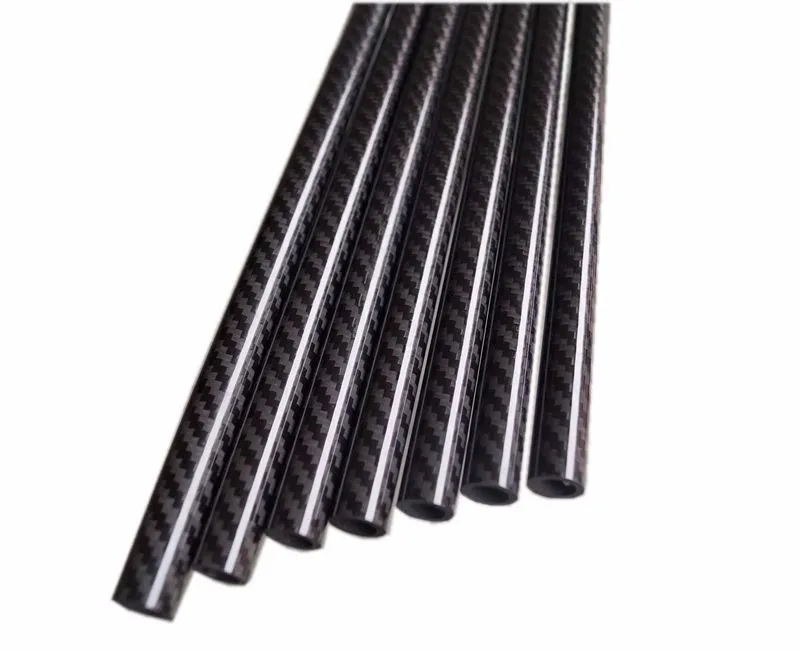 3k Twill Glossy Carbon Fiber Tube, Woven Carbon Fiber Tube (26)