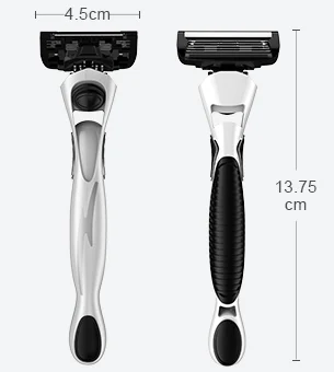 removable shaving blade razor