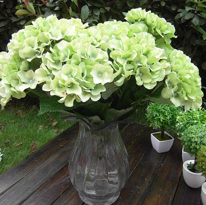 Gnw Flhy58715cm Real Touch Cheap Artificial Silk Hydrangea Flowers