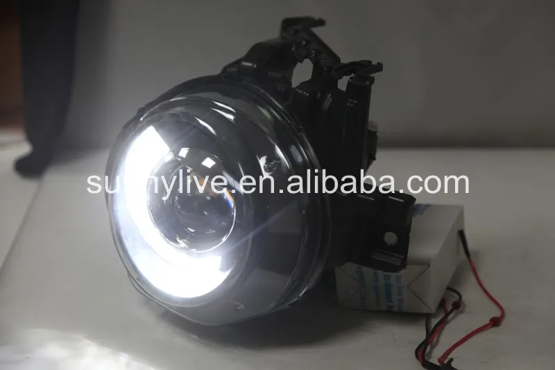 For NISSAN Juke for Infiniti ESQ LED Head Light Black Housing