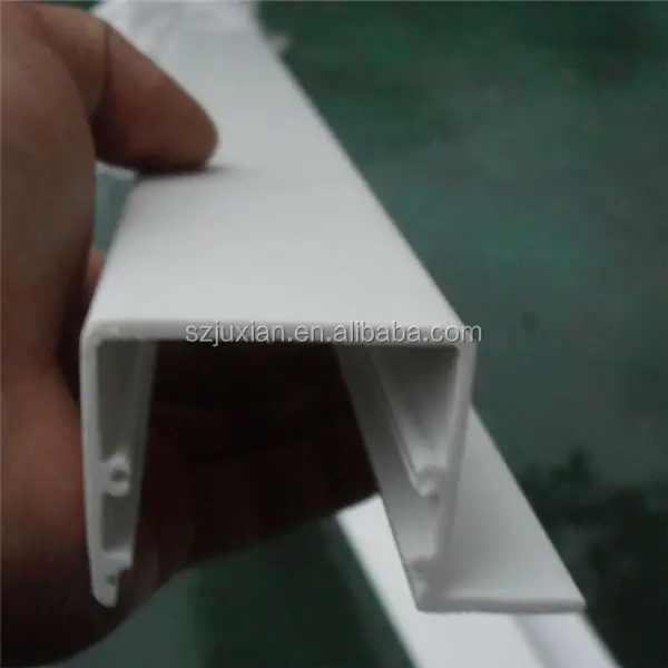 gpps material plastic Profile Profiles L Extruded U Pvc Shape Plastic Shape