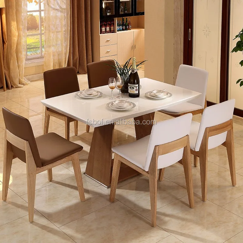 Wooden Dining Table And Chairs Table And 6 Chairs White Oak Dining Table And Chairs Sid8060