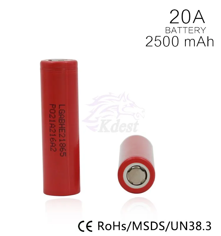 Lg He2 16850 Li Ion Battery Lg 11865 Battery Made In Korea Batteries