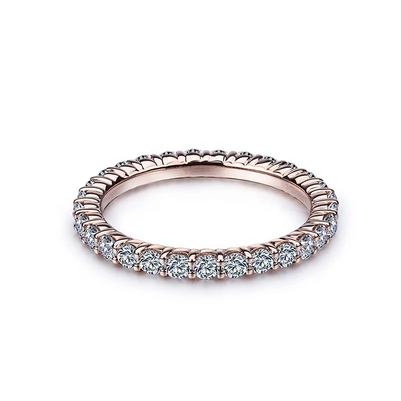 Moissanite Shop Jewelry Hot Sale 2mm Round Shape Def Color