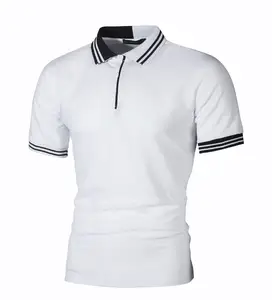 Wholesale Striped T-shirt Men's High Quality Polo T-shirt Wholesale Striped T-shirt Men's High Quality Polo T-shirt