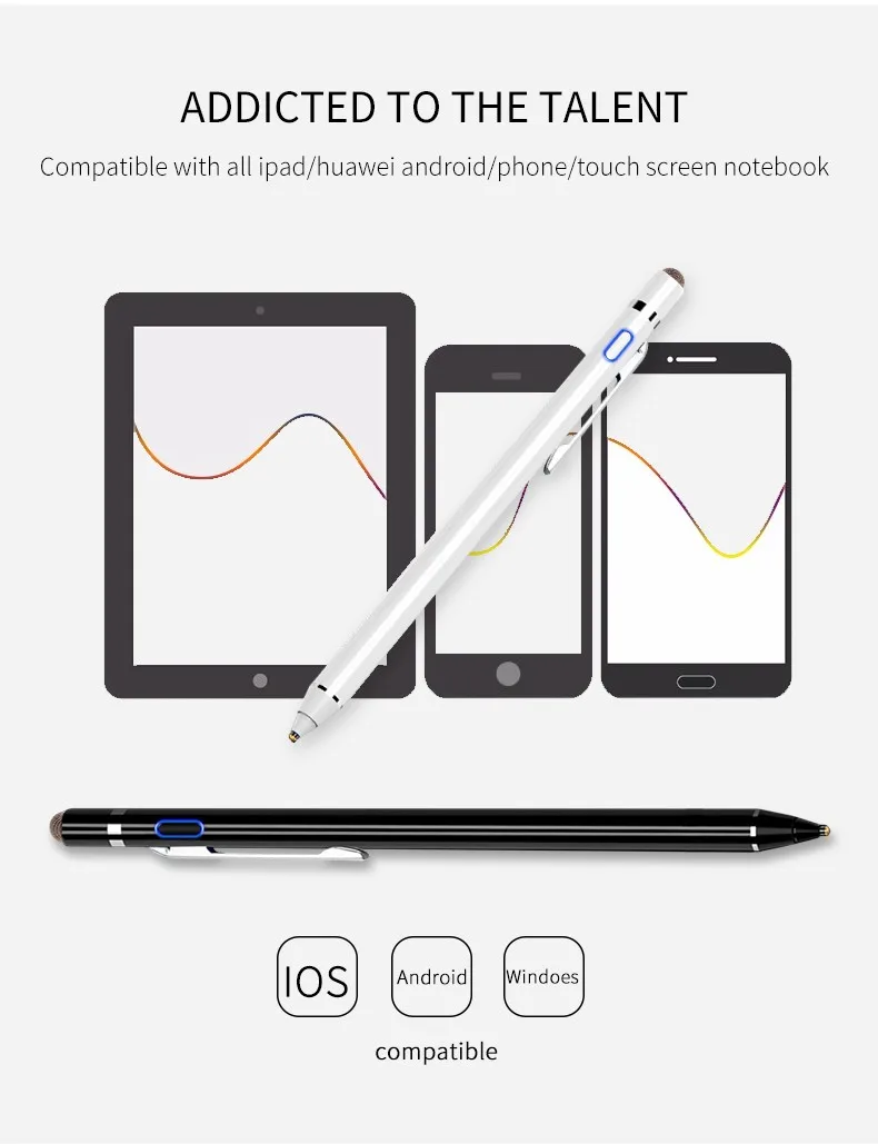 Stylus Pen For Ipad Air 2 3 4 Ipad Mini 3 Iphone Ipod Touch Android
