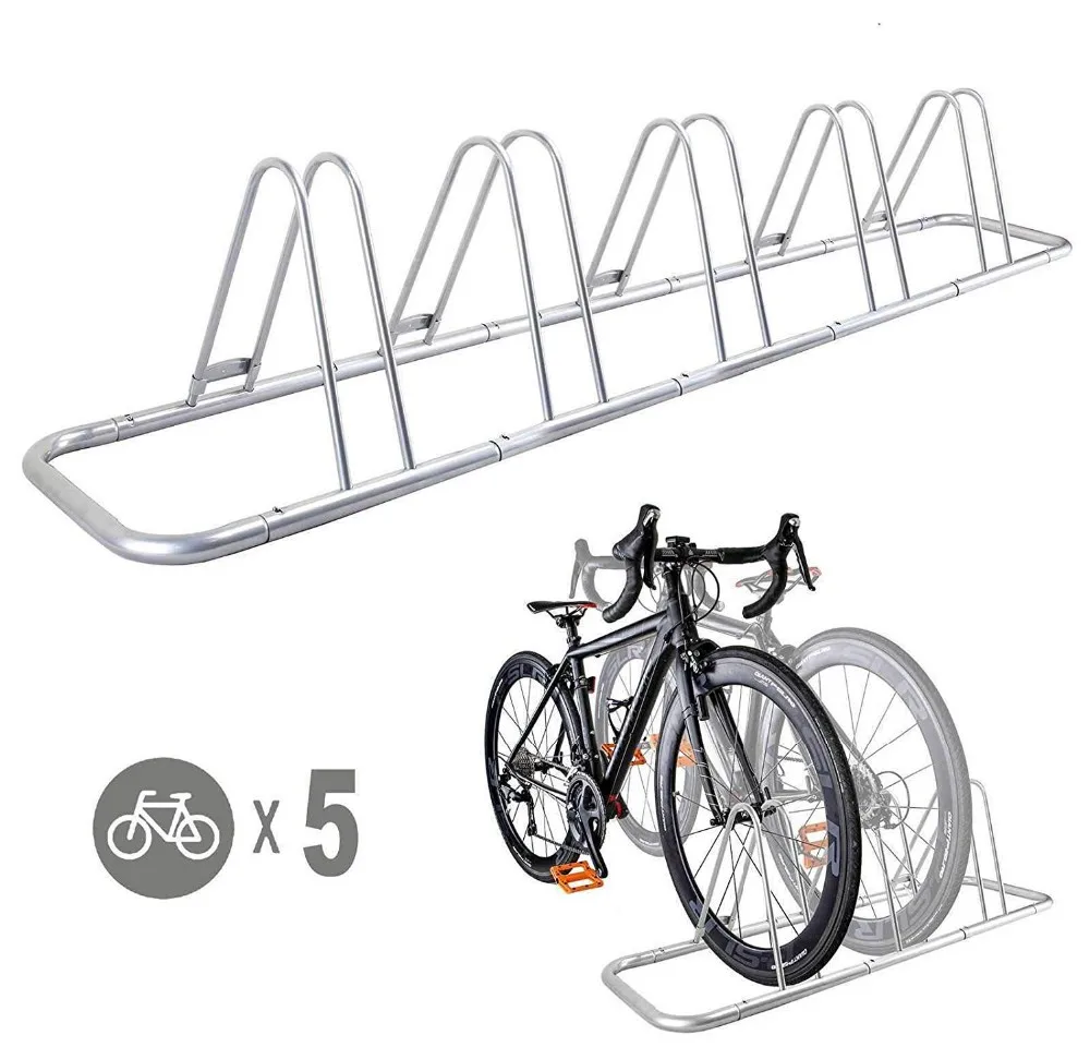 5 bike floor rack