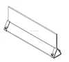Supermarket Accessories Checkout Stand Counter Lane Plastic Acrylic Divider Bar