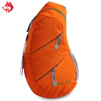 Outdoor Sports Casual Nylon Chest Bag Shoulder Crossbody Hiking Orange Men Sling Product On Alibaba