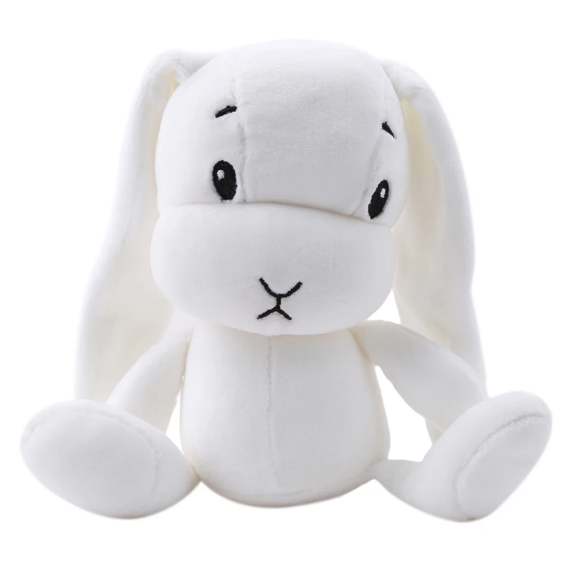 white stuffed bunny