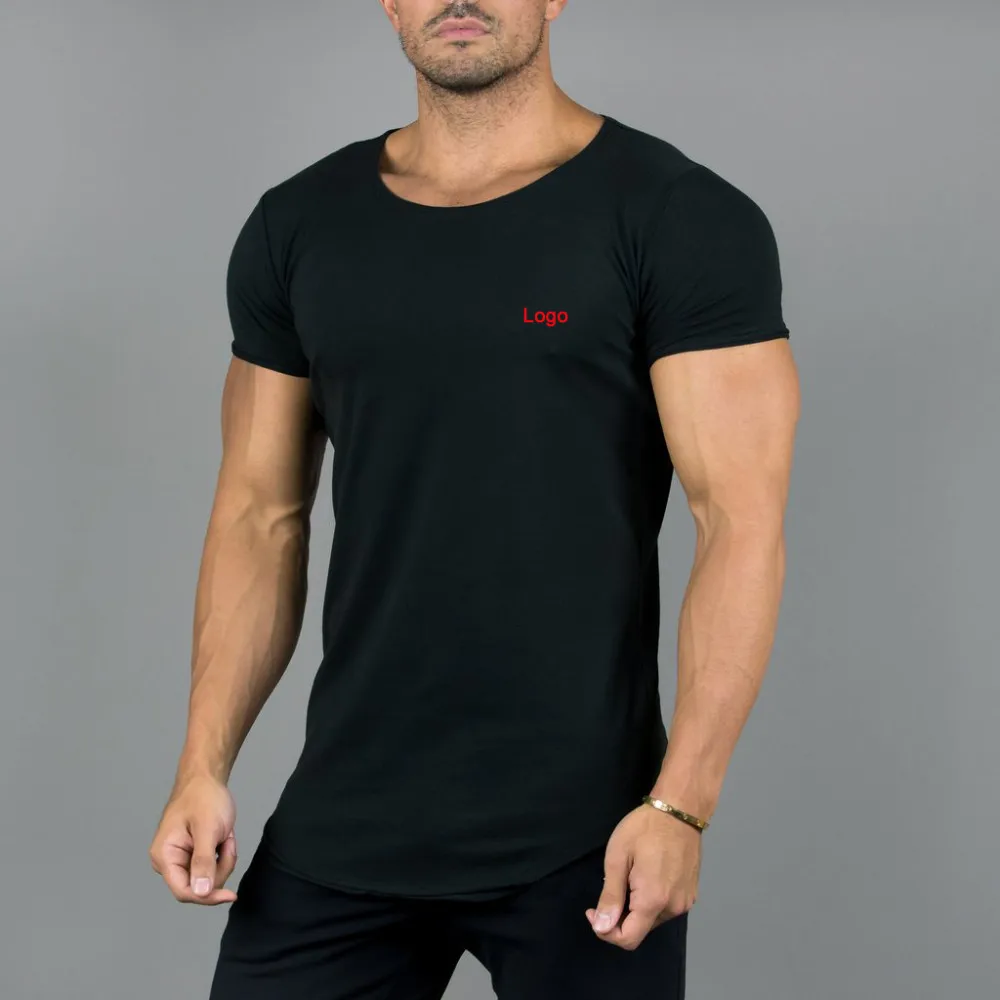 Download Wholesale Gym Wear Mens Fitness Blank T Shirt With Custom Design Printing Mock Up - Buy Gym T ...