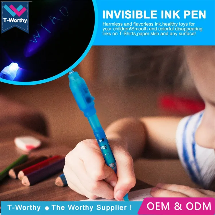 Stylo Invisible, Stylo Encre Invisible, 12PCS Crayons à Encre