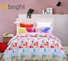 Zhejiang ALLBRIGHT discount luxury bedding colorful machinery textile 3d bedding set