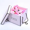 Pretty Pink Wedding Bride Artificial Flower Bouquet For Girls Custom Handmade New Valentine Soap Rose Plastic Flower Bouquet