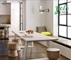 Individuality creative solid bamboo wood dining table