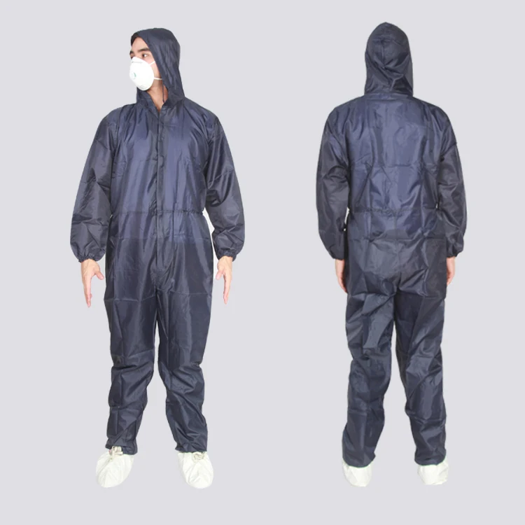 Cheap Blue Wear Workwear Disposable Plastic Waterproof Coveralls