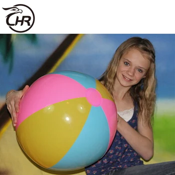 pink and blue beach balls