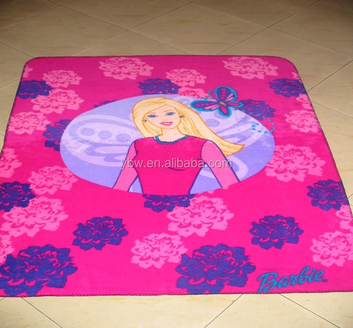 pink barbie blanket