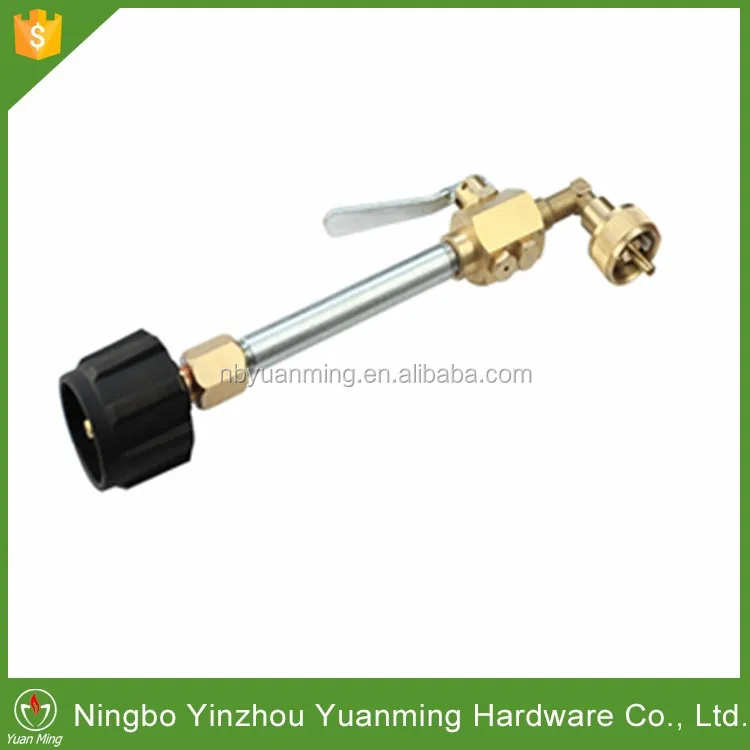 LBKT Refillable 1 lb Propane Cylinder with Propane Refill Adapter and Propane Tank Refill Stand