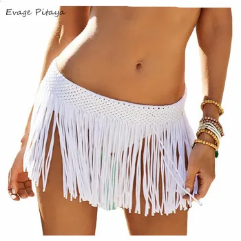 white swim cover up pants