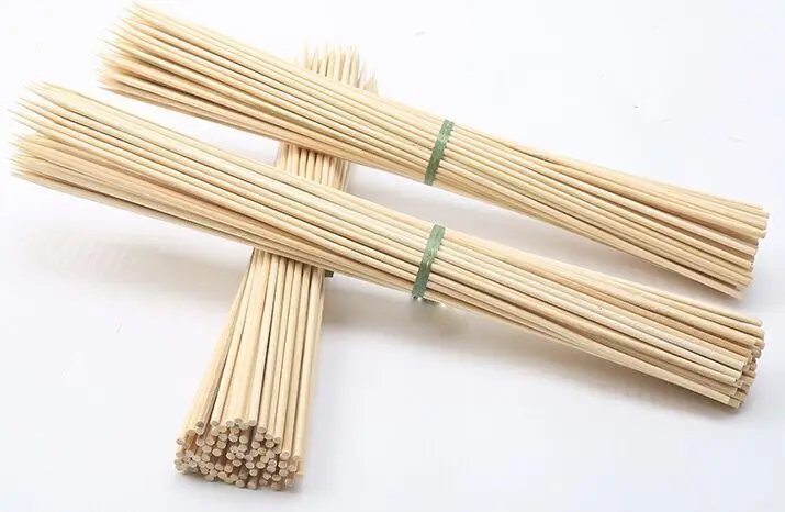 20cm Thin Bamboo Sticks For Bbq Skewer 20cm Thin Bamboo Sticks For Bbq Skewer