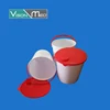 China factory large custom 14L medical plastic buckets with lids
